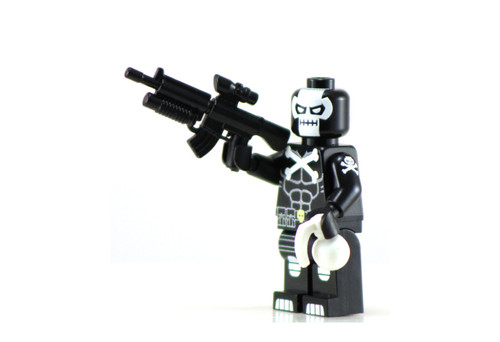 SKULL AND BONES MAN Custom Printed Building Brick Figure! | bigkidbrix