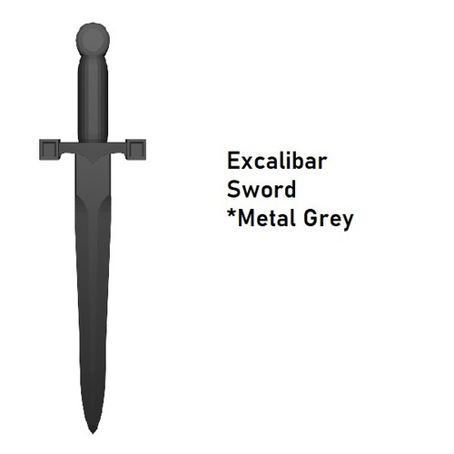 EXCALIBAR SWORD Custom for Lego Minifigure! Medieval bigkidbrix