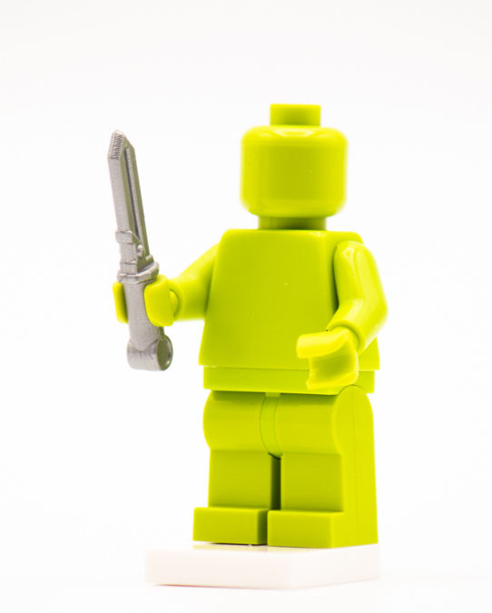 Thumbnail: VIBRO DAGGER for Custom Printed Building Brick Figure!
