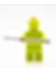 Thumbnail: Lime green Lego minifigure holding silver staff