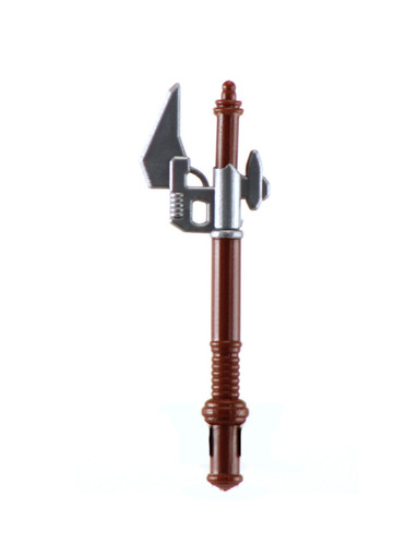 OVERMOLD TUSKBEAST AXE for Custom Printed Building Brick Figure