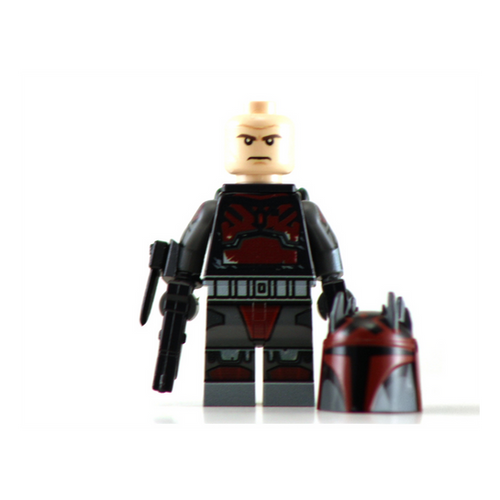 MAL SUPER COMMANDO MANDO Custom Printed Building Brick Figure - Main Image