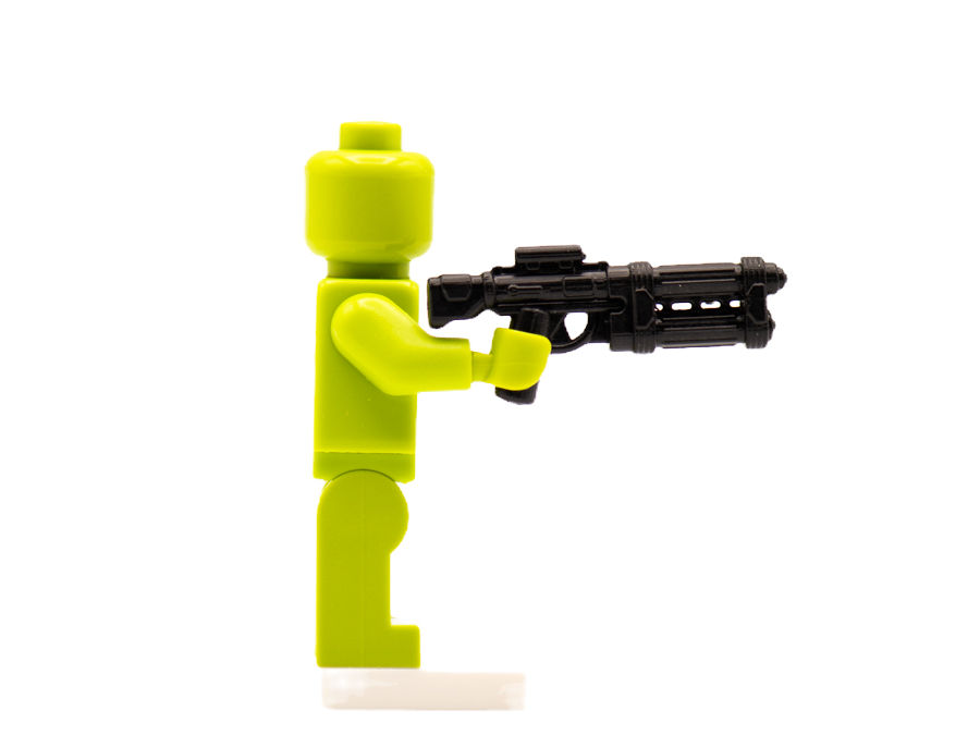 Thumbnail: Lime green minifigure holding a black weapon.