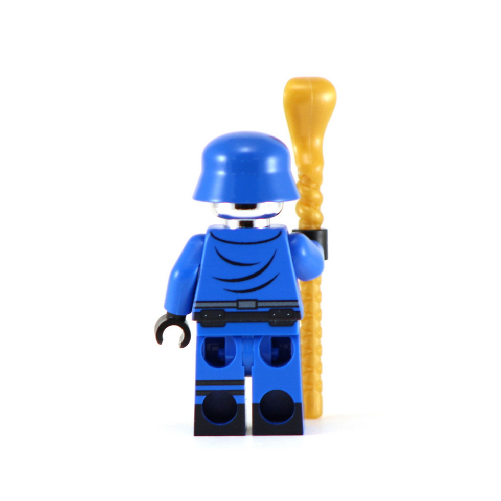Thumbnail: Cobra Commando custom printed building brick figure holding gold staff