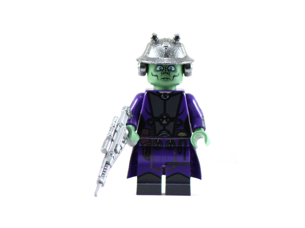 Thumbnail: ZAM Bounty Hunter ALIEN Custom Printed Building Brick Figure!
