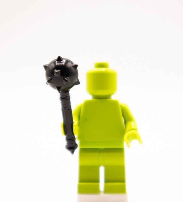 Thumbnail: SPIKED MACE for Custom Printed Building Brick Figure!