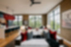 Image of the great room in one of the Athens Game-Day Condos