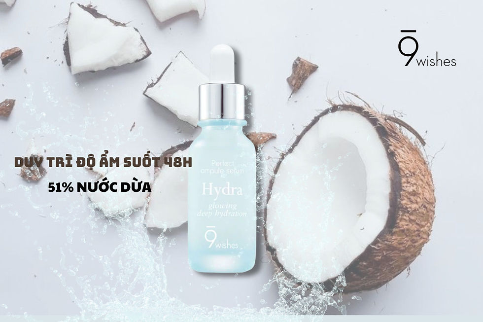 nước dừa tươi - thành phần trong serum