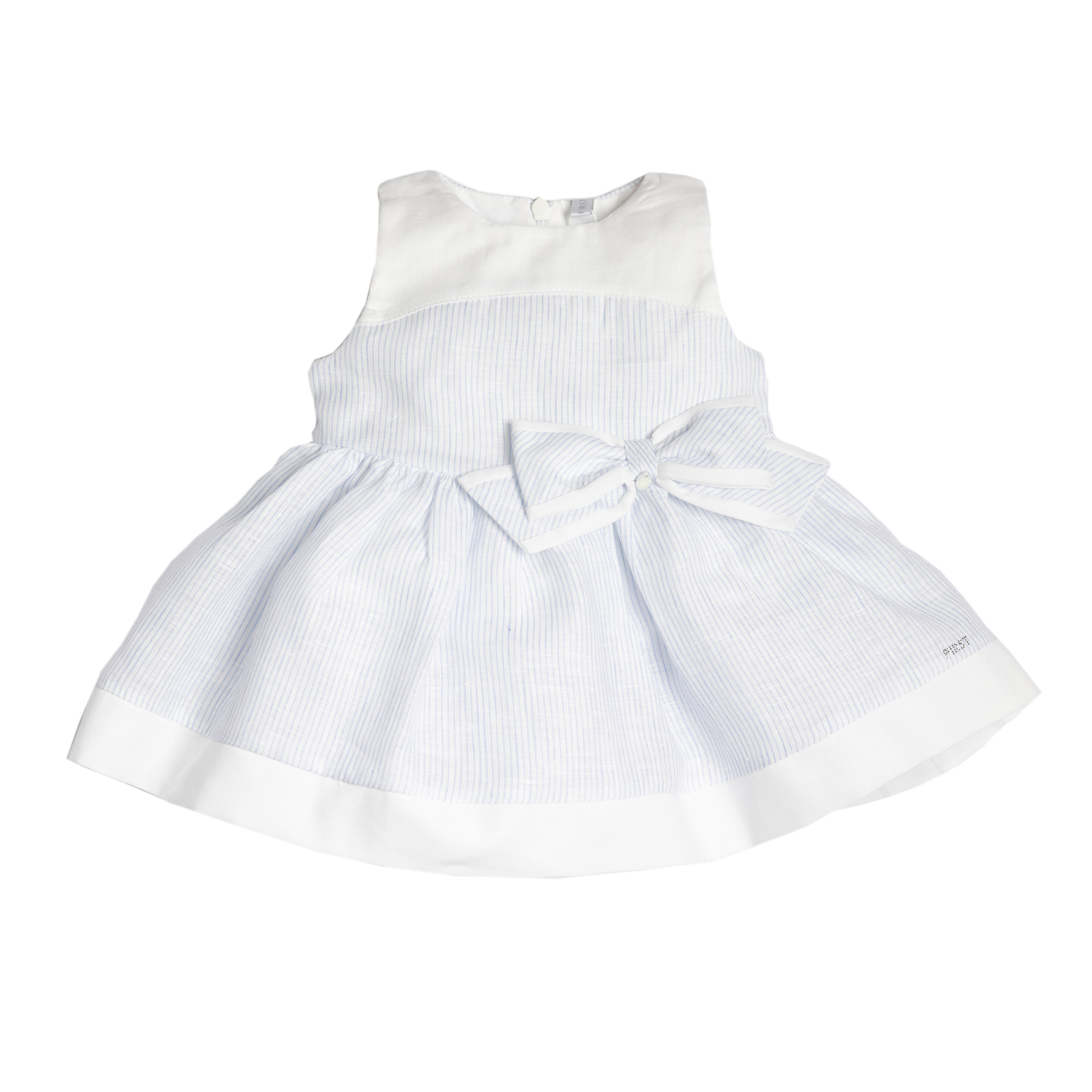 6200511 lightblue linnen dress