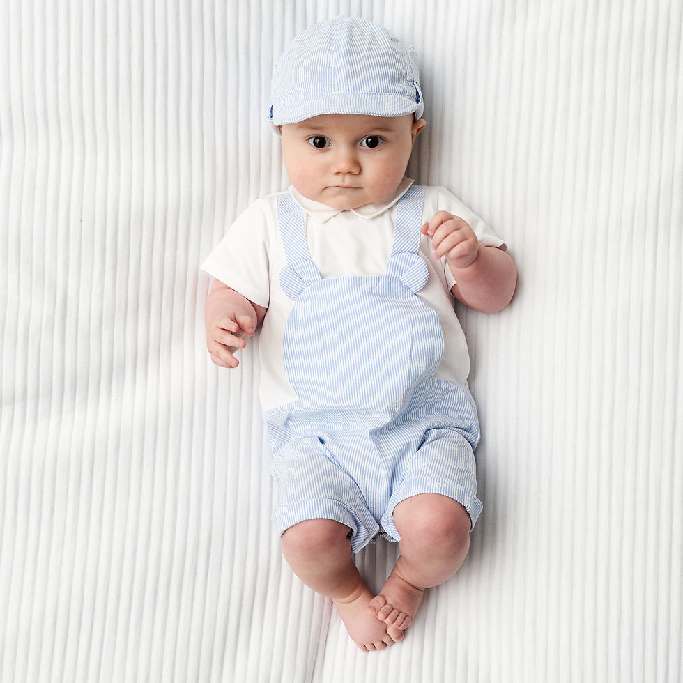 Thumbnail: 5602918 white/azzuro blue short combisuit
