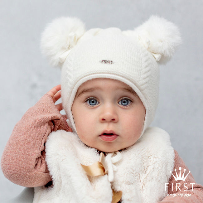 Thumbnail: 9905142 ecru knitted bonnet