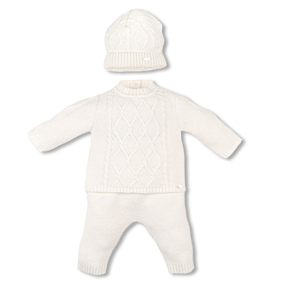 Thumbnail: 9900901 FIRST®Cashmere  off white Knitted Two-Piece Set