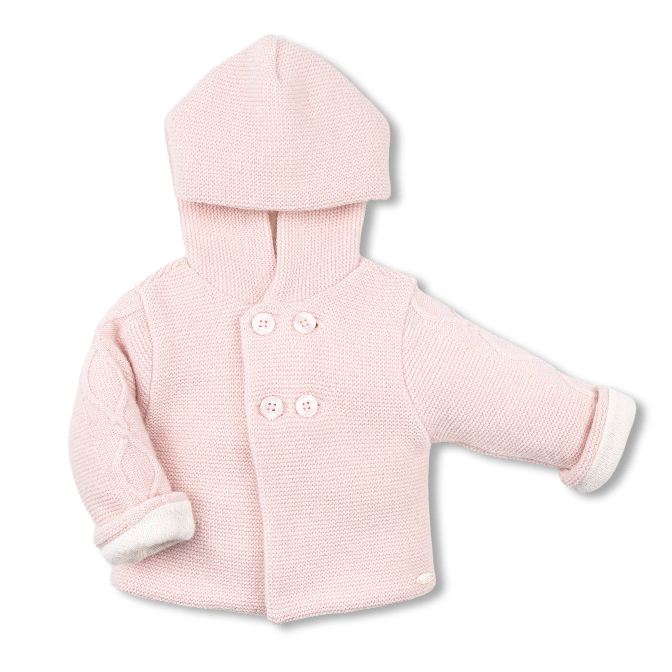 6302003 FIRST®Cashmere  Pink Knitted Jacket
