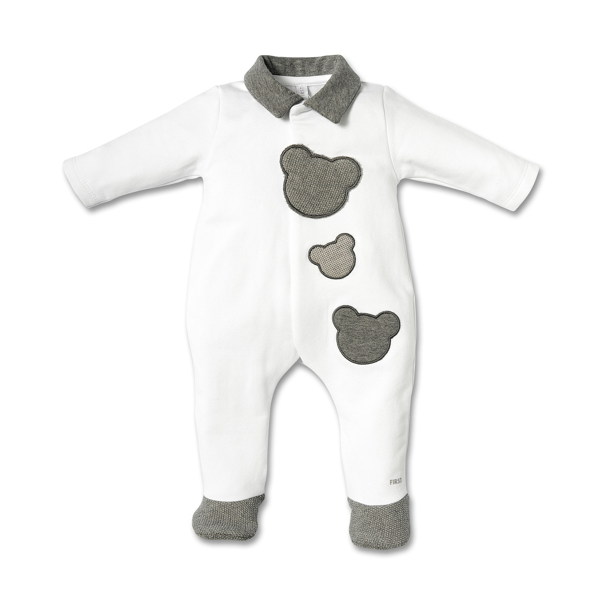 5503116 white/grey rompersuit