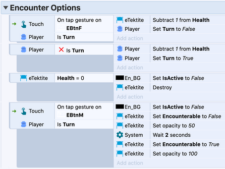 Turn based RPG battle mechanics
