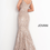 Thumbnail: Jovani 03264 Taupe Off the Shoulder Mermaid Evening Dress