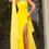 Thumbnail: Jovani Halter Neck Gown with Jewel Embellishments 43697