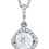 Thumbnail: 14K Yellow 7/8 CTW Natural Diamond Halo-Style 18" Necklace