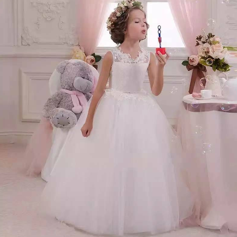 Mignon Manley Flower Girl Bow Dress