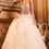 Thumbnail: Jovani Nude Silver Beaded V Neck Ballgown - 24255