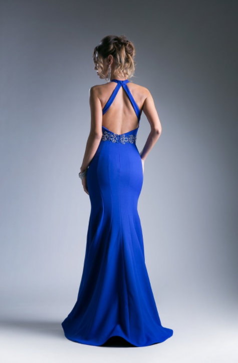 縮圖：Beaded Belt Sateen Sheath Dress