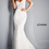 Thumbnail: JAVONI JB2493 Ivory Off the Shoulder Lace Wedding Dress