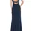 Thumbnail: Badgley Mischka Sleeveless Crepe Gown with Beaded Neckline Gown