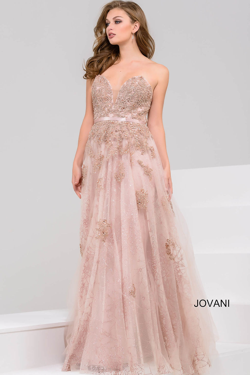 縮圖：Cafe Sweetheart Neck Beaded Dress 93765