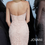 Thumbnail: JOVANI 1401 Light Pink Fitted Knee Length Lace Cocktail Dress