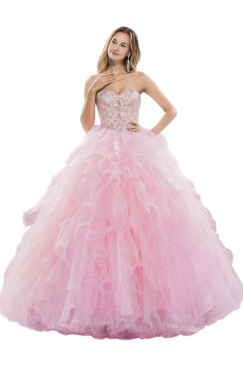 縮圖：Tulle Sweet Sixteen Quinceañera Ballgown