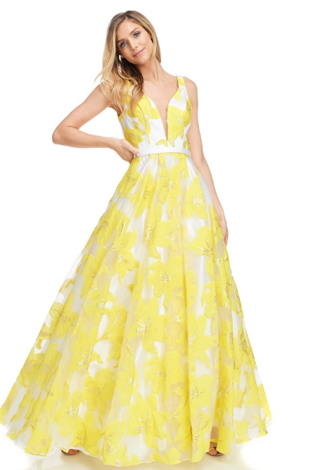 V-Neck Sleeveless A-Line Dress