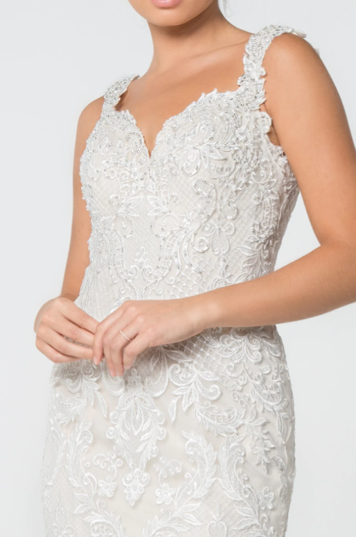 Miniatura: Sweetheart Neckline Long Mermaid Bridal Gown