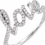 Thumbnail: 14K White 1/4 CTW Diamond Love Ring