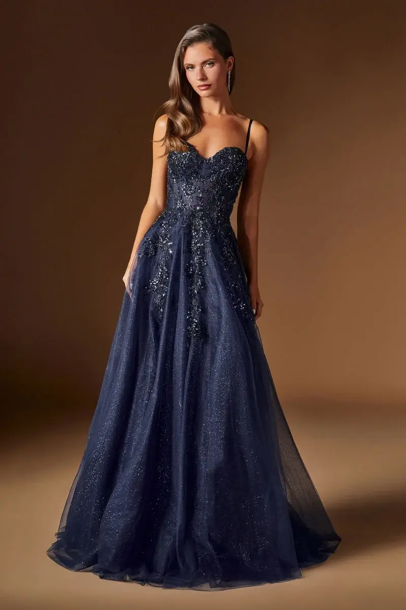 Thumbnail: Embellished Ball Gown Prom Evening Mother-Of-Bride/Groom