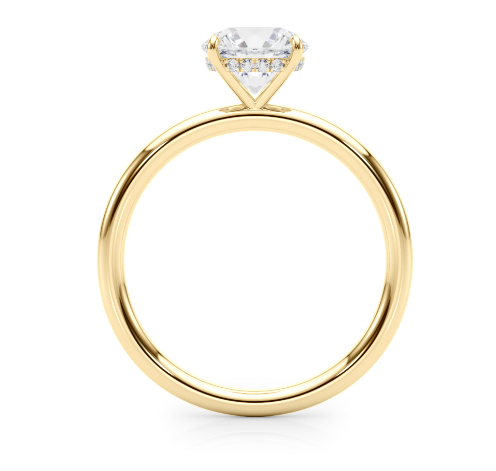 Thumbnail: Mignon Manley Halo Diamond Engagement Ring