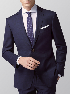 Men Wool Blend Suit for Spring / Summer