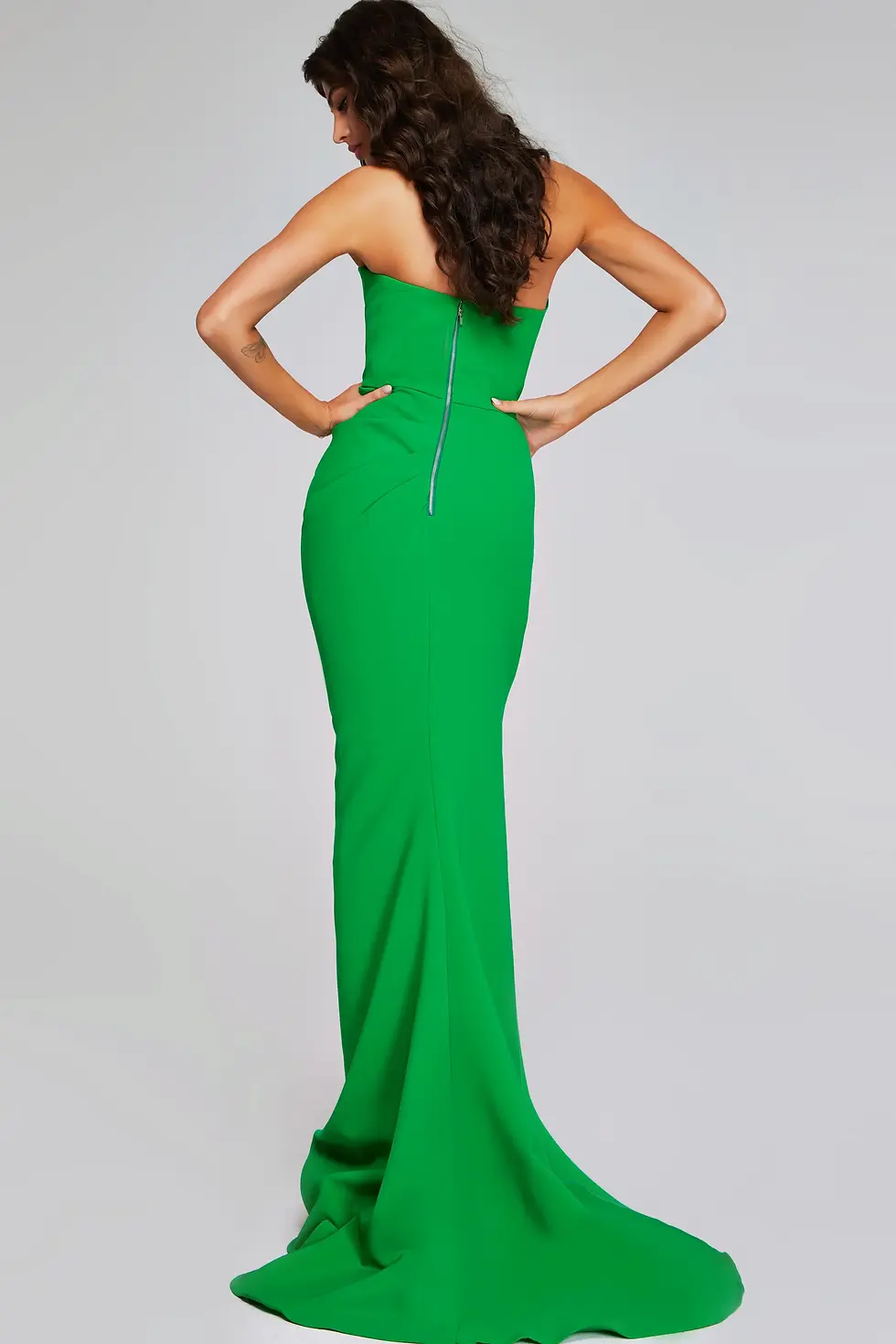 Thumbnail: Jovani Classic One-Shoulder Mermaid Dress 40301