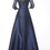 Thumbnail: JOVANI Embellished Quarter Sleeve A-Line Dress