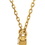 縮圖：14K Yellow 1/10 CT Diamond Solitaire 18" Necklace