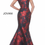 Miniatura: Jovani 03932 Navy Red Off the Shoulder Mother of the Bride Dress