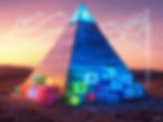 Image générée par IA représentant la pyramide du marketing digital