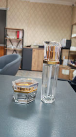 30 ml prizma model cam kavanoz - GöçTürk Kozmetik Ambalaj