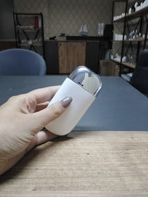 50 ml silver kapaklı Beyaz OVAL tüp - GöçTürk kozmetik ambalaj