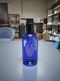 250 mavi - lacivert tombul şişe - Göçtürk kozmetik ambalaj