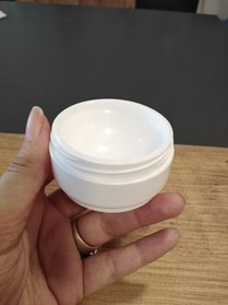 30 ml beyaz şeritli çift cidar pp kavanoz - GöçTürk kozmetik ambalaj