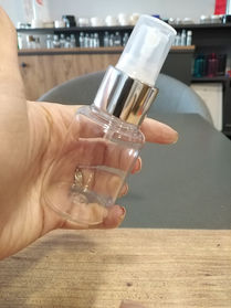 60 ml Şeffaf tombul pet şişe - Göçtürk kozmetik ambalaj