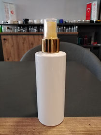 250 ml beyaz silindir pet şişe - Göçtürk kozmetik ambalaj