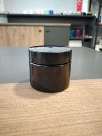 100 ml siyah pet kavanoz - GöçTürk kozmetik ambalaj