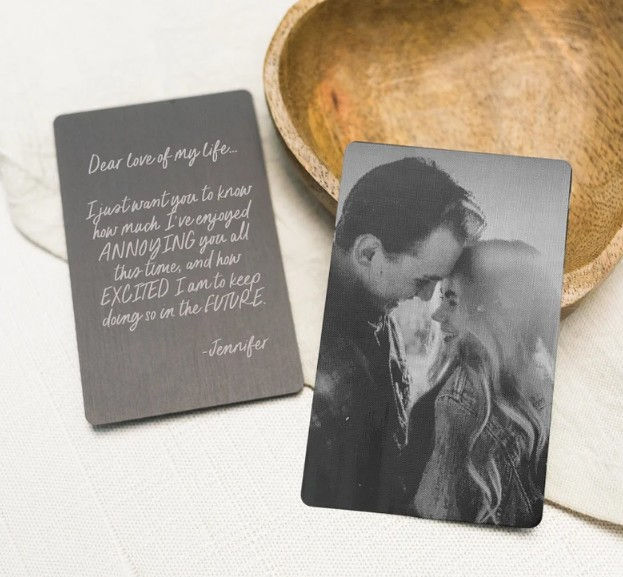 Thumbnail: Engraved Handwritten Wallet Card