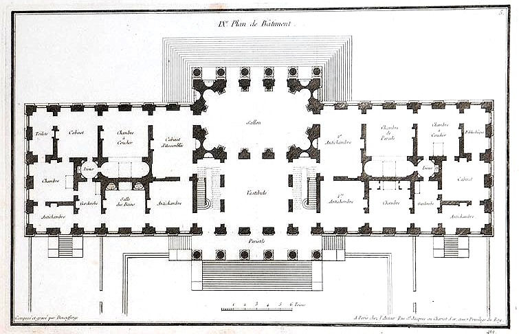 Thumbnail: Pair of Original Architecture Etchings by Jean-François de Neufforge